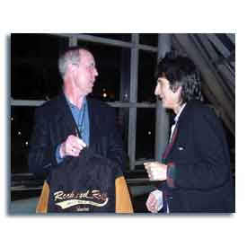 Ronnie Wood's Art show at the Rock and Roll Hall of Fame