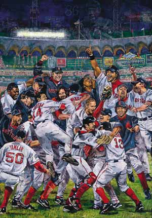 Opie Otterstads Boston Red Sox Champs