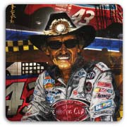 Stephen Holland the artist of NASCAR paints