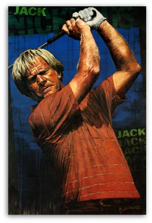 Jack Nickauls Golf by Stephen Holland