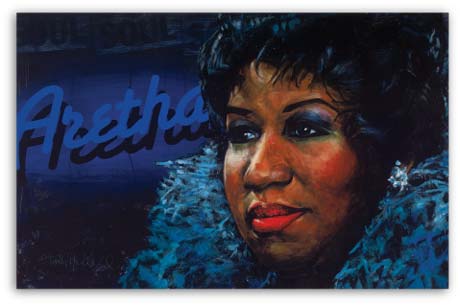 Aretha Franklin by Stephen Holland 