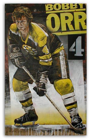 Bobby Orr Hockey by Stephen Holland