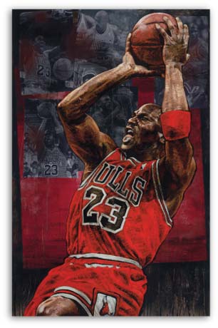 Michael Jordan, Chicago Bulls by Stephen Holland