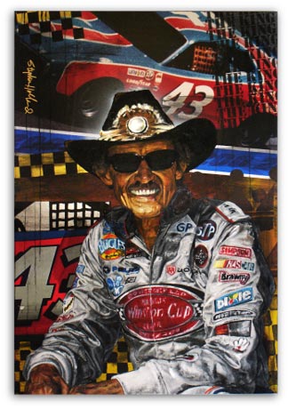 Richard Petty NASCAR by Stephen Holland