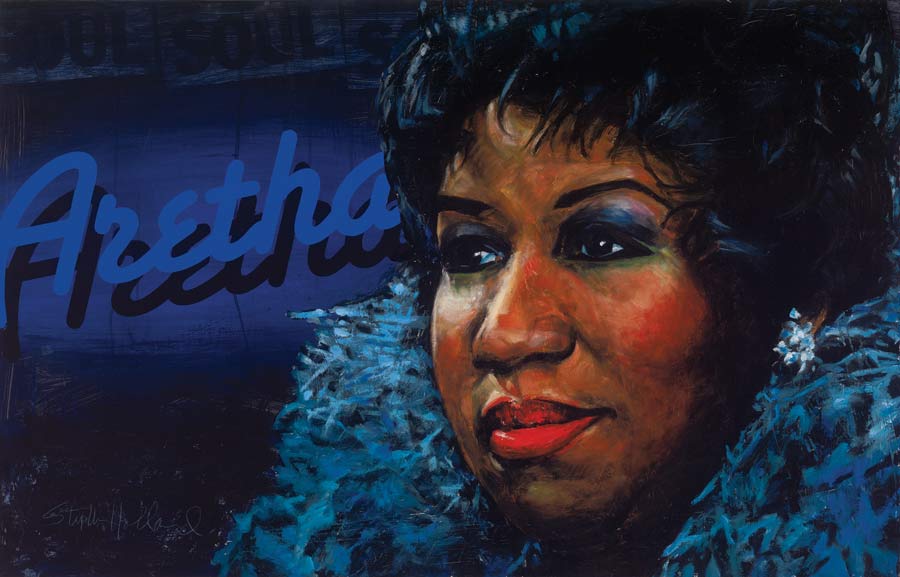 Aretha Franklin by Stephen Holland
