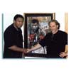 Muhammad Ali with Stephen Holland
