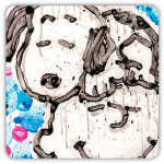 Lucy and Snoopy in Coconut Bouffant by Tom Everhart