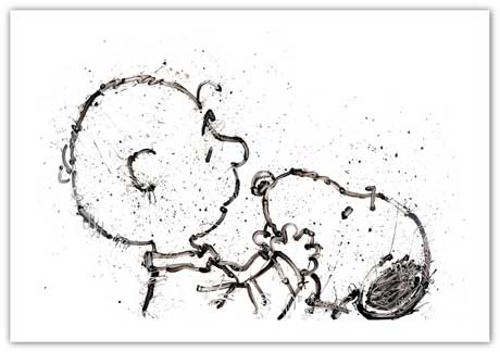 Hey Dude, Where's My Color (Charlie Brown and Snoopy) by Tom Everhart