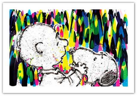 Salmon Breath (Charlie Brown and Snoopy) by Tom Everhart