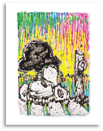 Lucy and Snoopy in Coconut Bouffant by Tom Everhart
