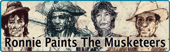 Ronnie Wood three musketeers