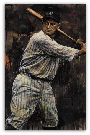 Lou Gehrig Baseball by Stephen Holland