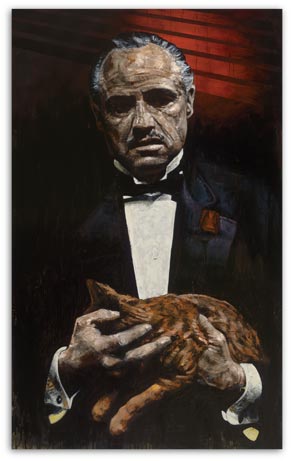 Marlon Brando as the Godfather by Stephen Holland