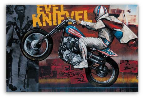 Evel Knievel by Stephen Holland