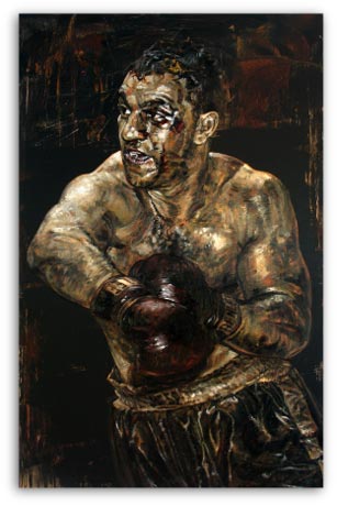 Rocky Marciano boxer, by stephen holland