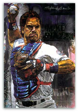 Mike Piazza by Stephen Holland