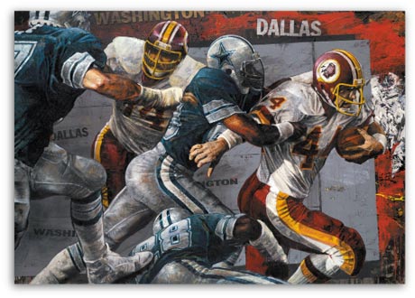 Rivalry, John Riggins by Stephen Holland