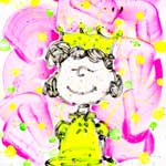 Lucy and Snoopy in Coconut Bouffant by Tom Everhart