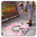 Tom Everhart painting Homie Dreams