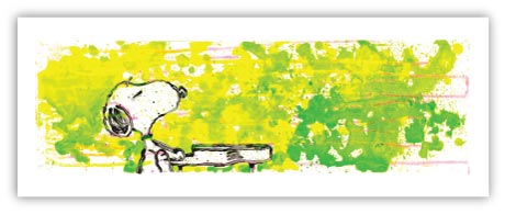 Tom Everhart's Snoopy Playing Piano in Lagoon Lullaby IX