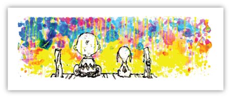 Tom Everhart's Snoopy and Charlie Brown Sleeping in Lagoon Lullaby VIII