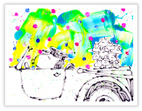 Mr. Baby You Can Drive My Car (Snoopy driving Woodstocks in car) by Tom Everhart