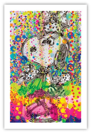 Uptown Art Lady Bubble Bath By Tom Everhart