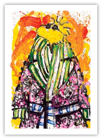 Shorty Wearing Jim Dine by Tom Everhart