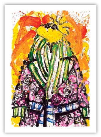 Shorty (Woodstock) Wearing Jim Dine by Tom Everhart 